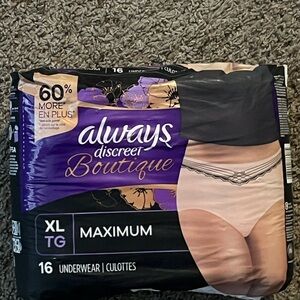 Discreet Boutique Maximum Underwear XL - Purple and Black